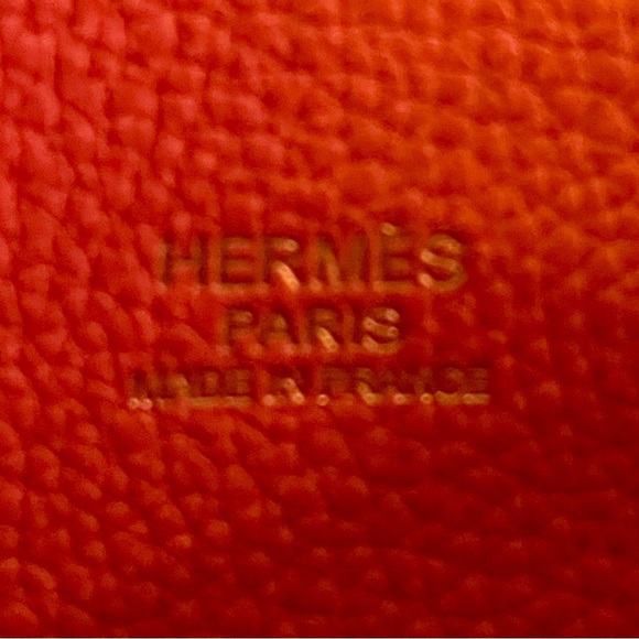 SOLD Hermes So Kelly 22 orange Clemence with GHW - Picture 7 of 12